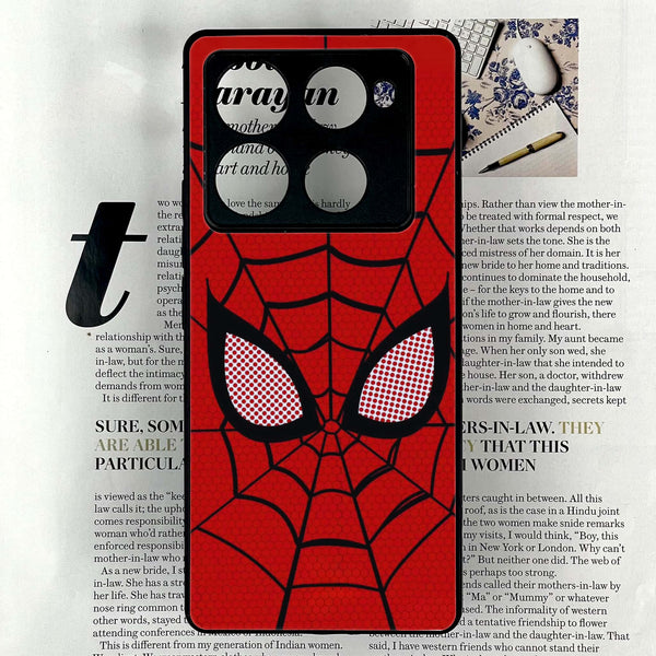 Infinix Note 40 Pro 4G - Web of Heroism - Premium Metal Printed soft Bumper shock Proof Case CS-32206 CS-33017 CS-33094