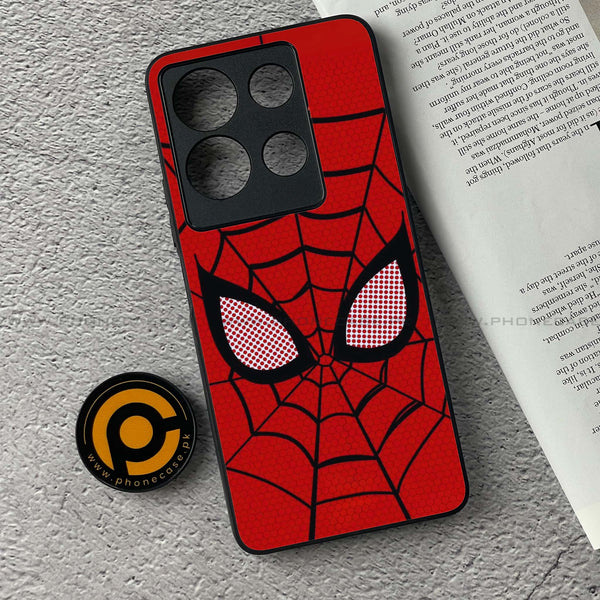 Infinix Note 30 - Web of Heroism - Premium Printed Glass soft Bumper shock Proof Case