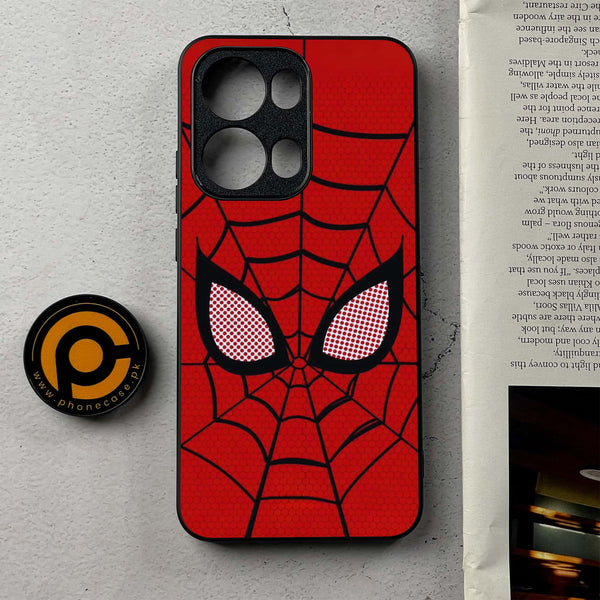 Oppo Reno 13 Pro - Web of Heroism - Premium Metal Printed Soft Bumper Shockproof Case