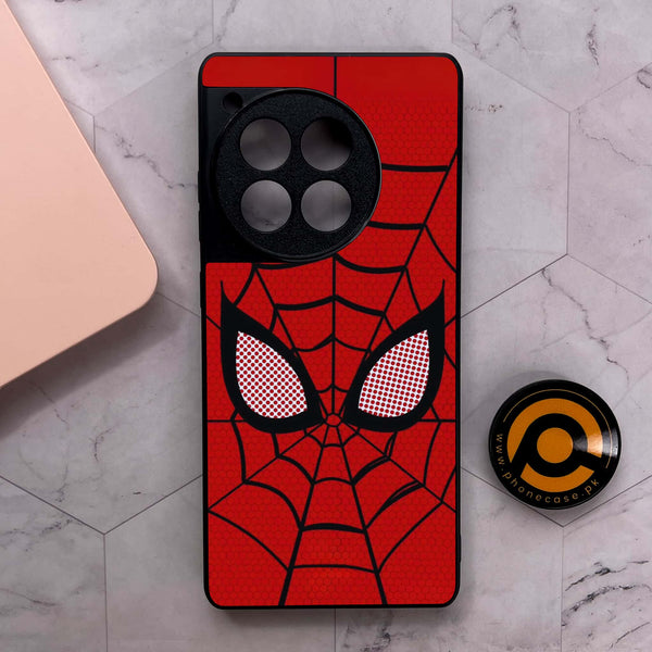 OnePlus 12R - Web of Heroism - Premium Metal Printed soft Bumper shock Proof Case