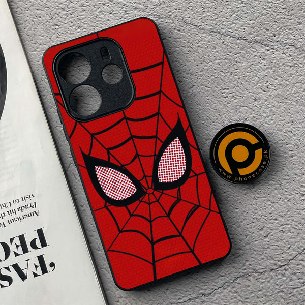 Xiaomi Redmi Note 14 - Web of Heroism - Premium Printed Glass soft Bumper Shock Proof Case