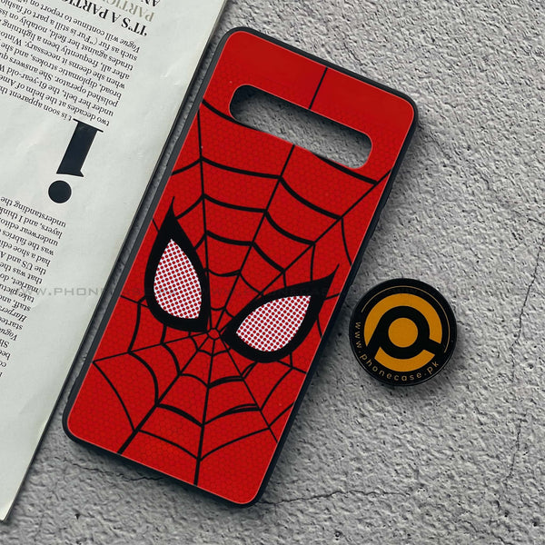 Samsung Galaxy S10 5G - Web of Heroism - Premium Printed Glass soft Bumper Shock Proof Case CS-44235