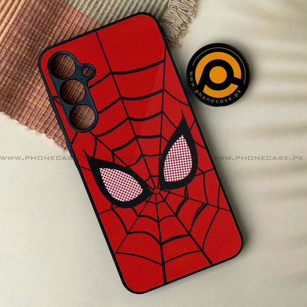 Samsung Galaxy A25 - Web of Heroism - Premium Printed Glass soft Bumper Shock Proof Case