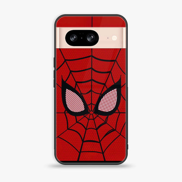 Google Pixel 8 - Web of Heroism - Premium Printed Glass soft Bumper Shock Proof Case