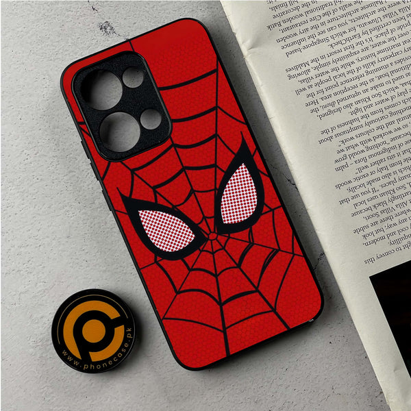 Oppo Reno 13 - Web of Heroism - Premium Metal Printed Soft Bumper Shockproof Case