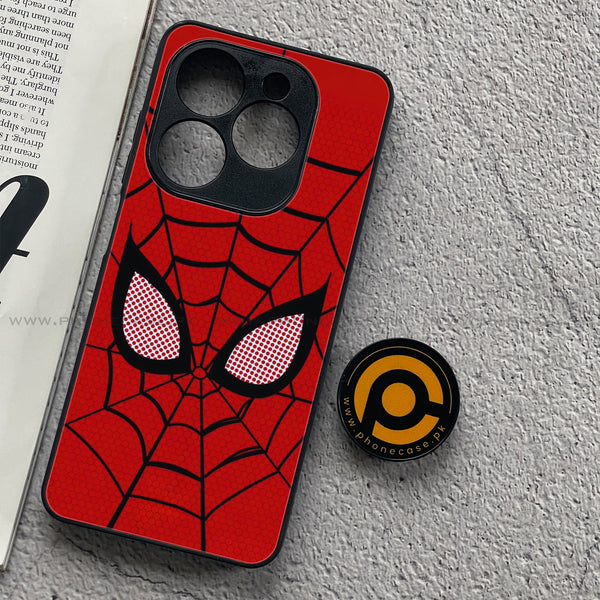 Infinix Hot 40i - Web of Heroism - Premium Metal Printed soft Bumper shock Proof Case CS-51922
