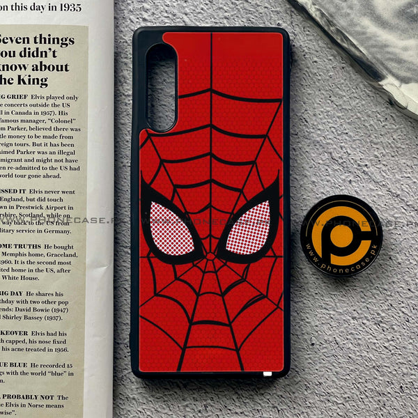 LG G9 - Web of Heroism - Premium Printed Metal soft Bumper shock Proof Case