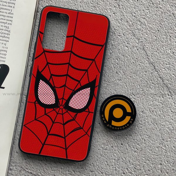 Vivo V21 - Web of Heroism - Premium Printed Glass soft Bumper Shock Proof Case