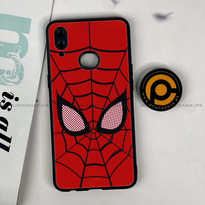 Galaxy A10s - Web of Heroism - Premium Printed Glass soft Bumper shock Proof Case