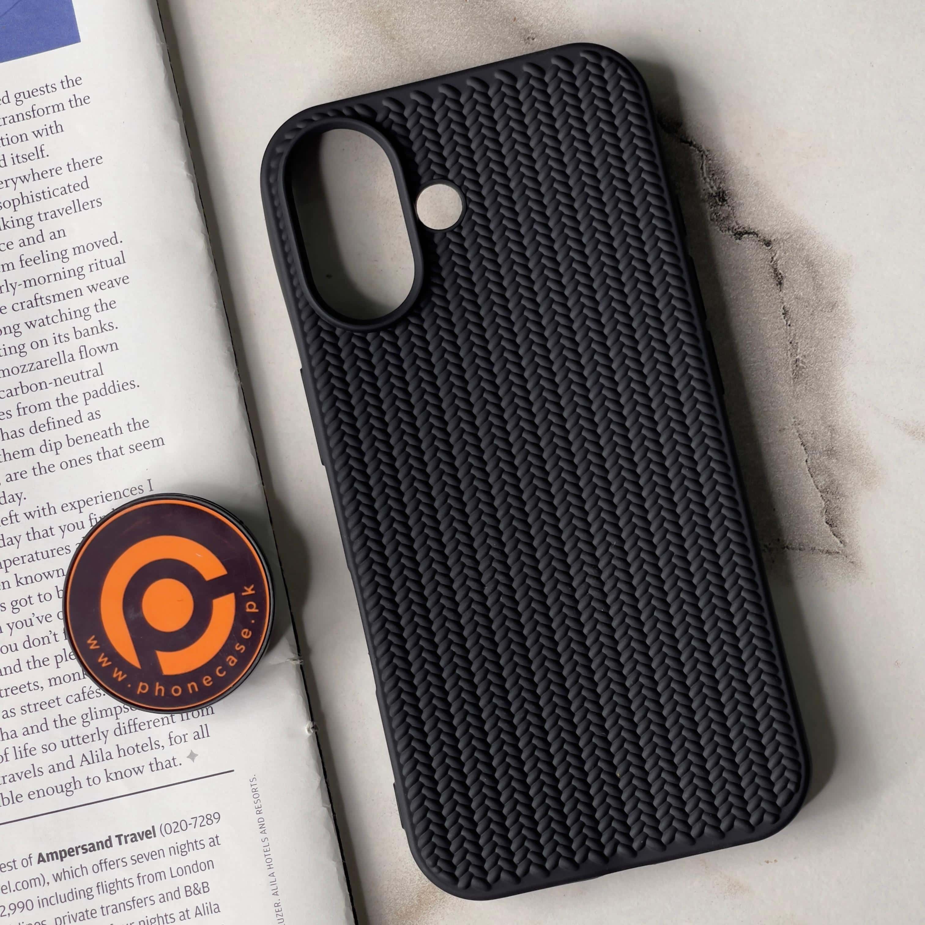 iPhone 16 Plus - Wool Textured Silicone Case