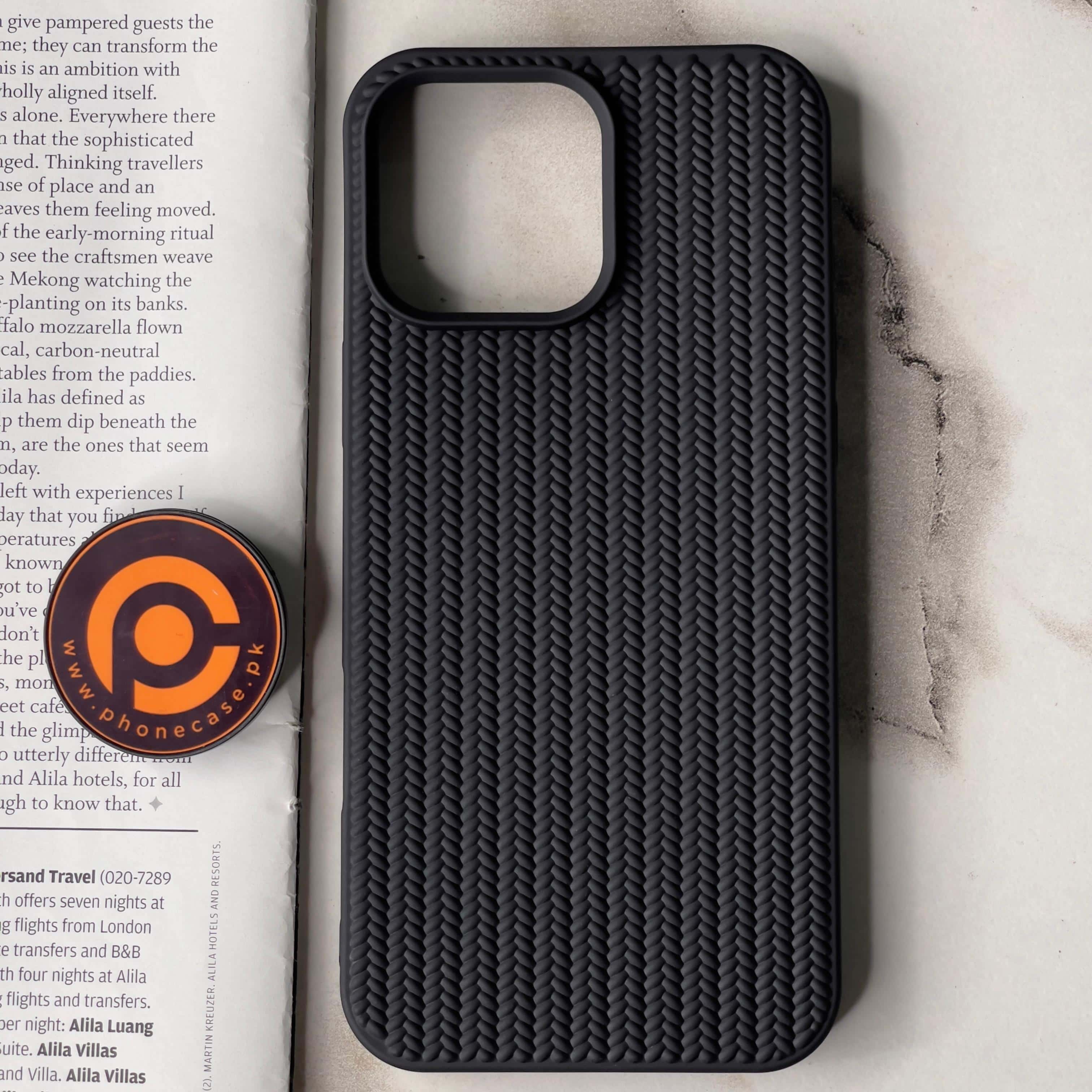 iPhone 16 Pro - Wool Textured Silicone Case