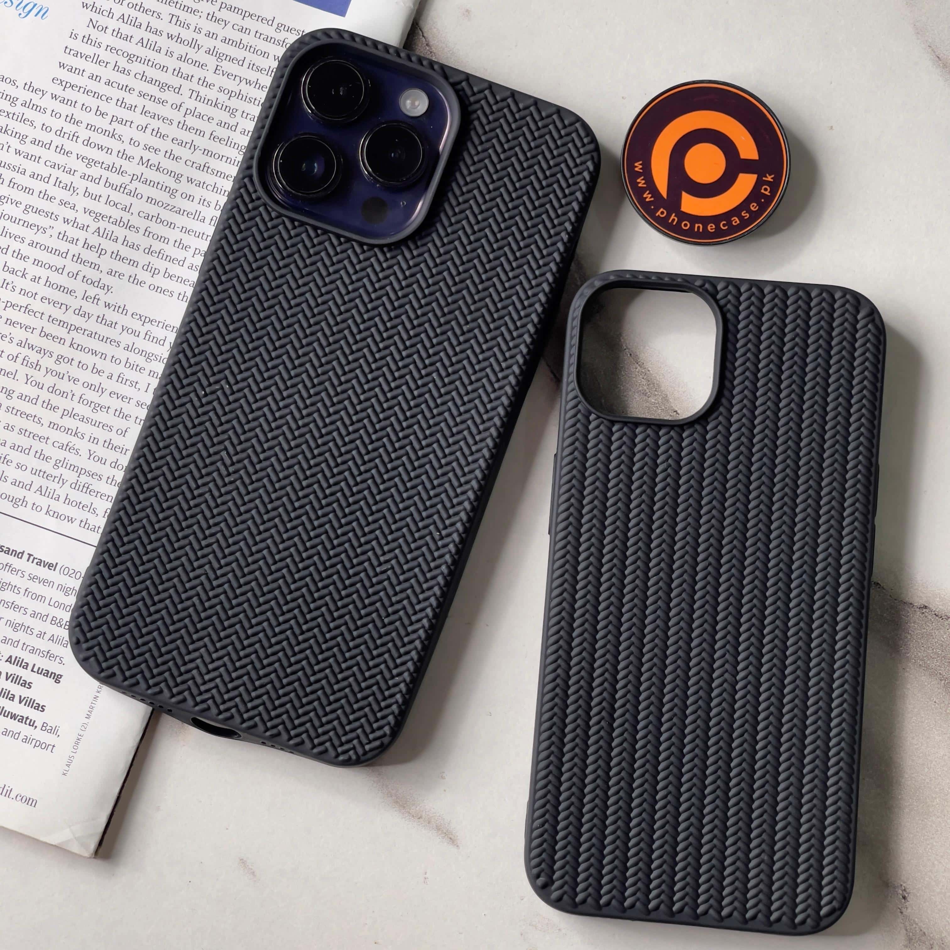 iPhone 12/12 Pro - Wool Textured Silicone Case