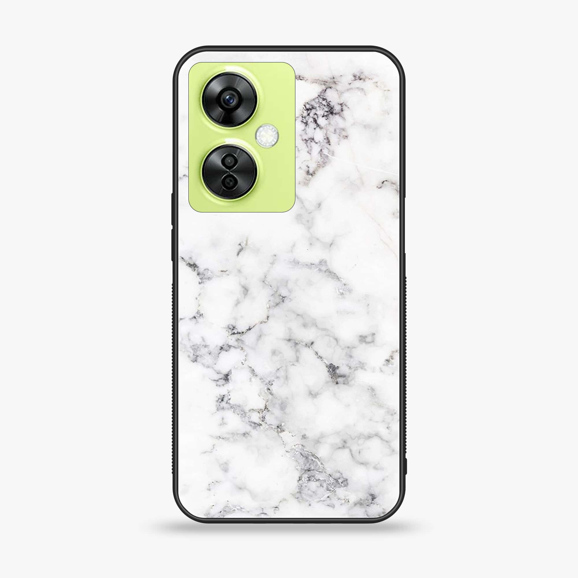 OnePlus Nord CE 3 Lite - White Marble Series - Premium Printed soft Bumper shock Proof Case