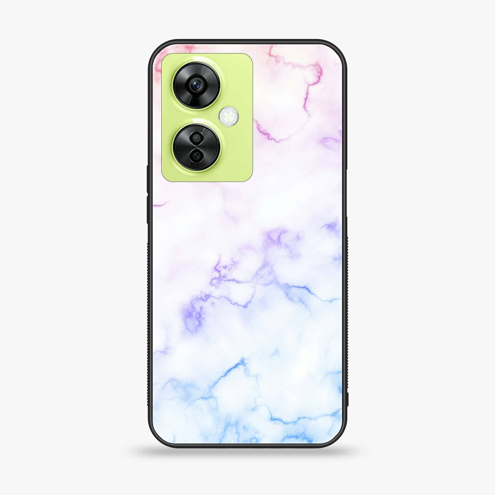 OnePlus Nord CE 3 Lite - White Marble Series - Premium Printed soft Bumper shock Proof Case