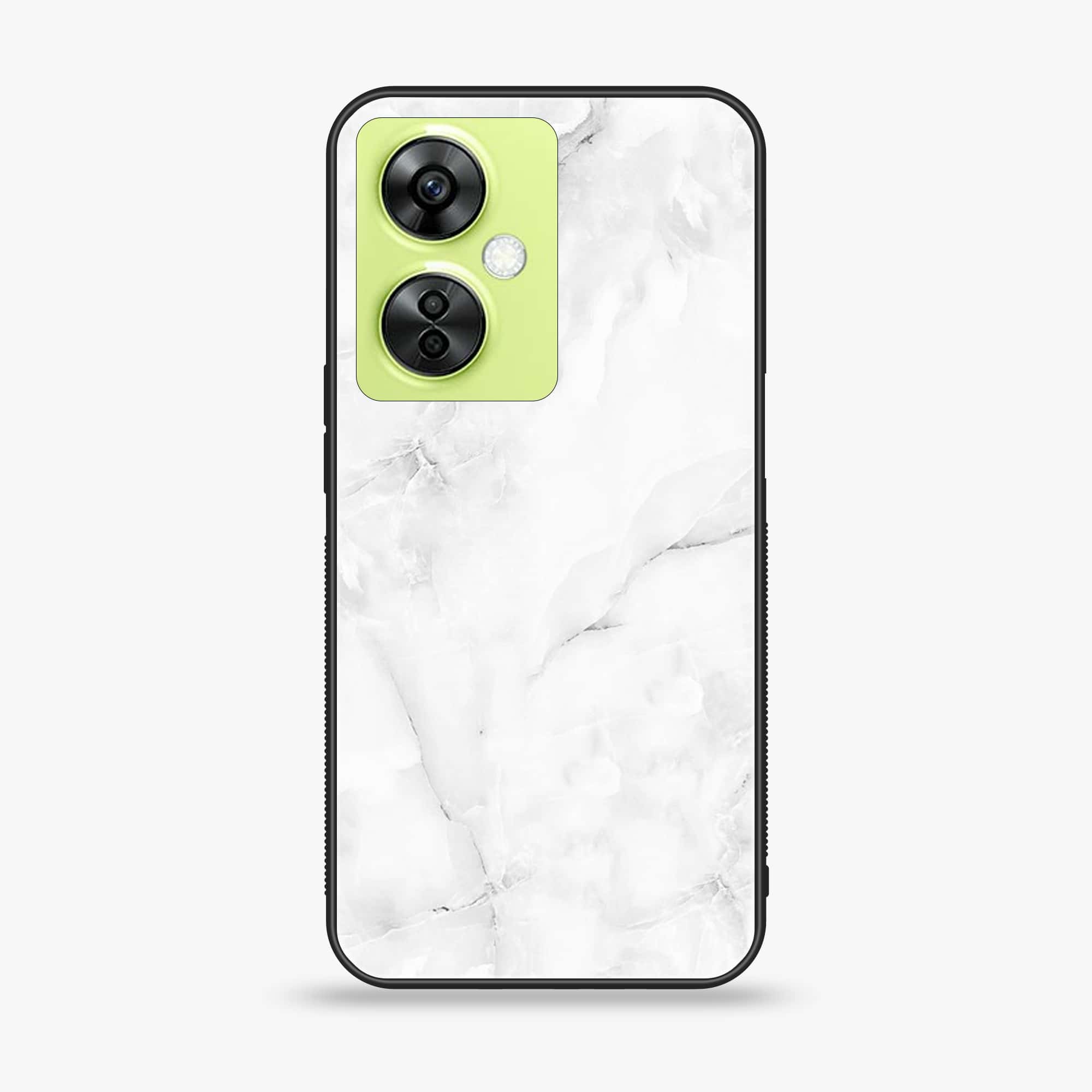 OnePlus Nord CE 3 Lite - White Marble Series - Premium Printed soft Bumper shock Proof Case