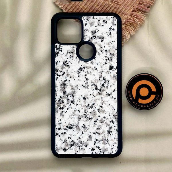 Google Pixel 4a 5G - White Design 9 - Premium Metal Printed Soft Bumper Shock Proof Case