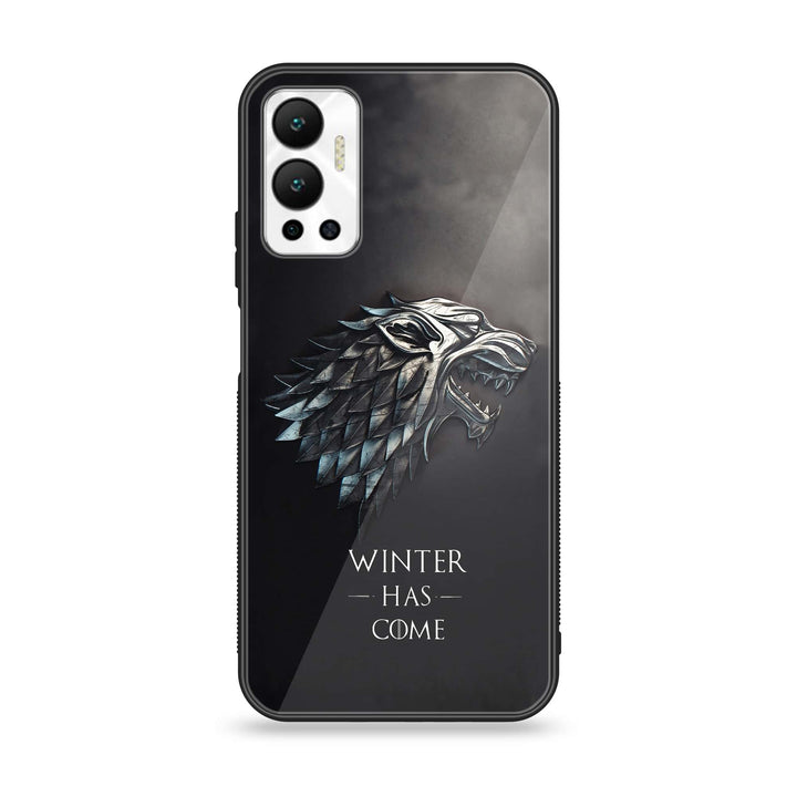 Infinix Hot 12 - Winter Has Come GOT - Premium Metal Printed soft Bumper Shock Proof Case