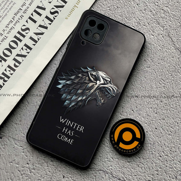 Samsung Galaxy A12 - Winter Has Come GOT - Premium Printed Glass Case