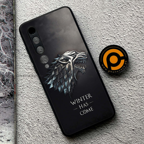 Xiaomi Mi 10 - Winter Has Come GOT - Premium Printed Metal soft Bumper shock Proof Case  CS-28959