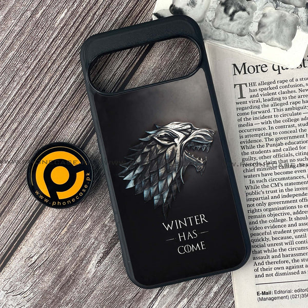 Google Pixel 9 - Winter Has Come GOT - Premium Printed Glass soft Bumper shock Proof Case