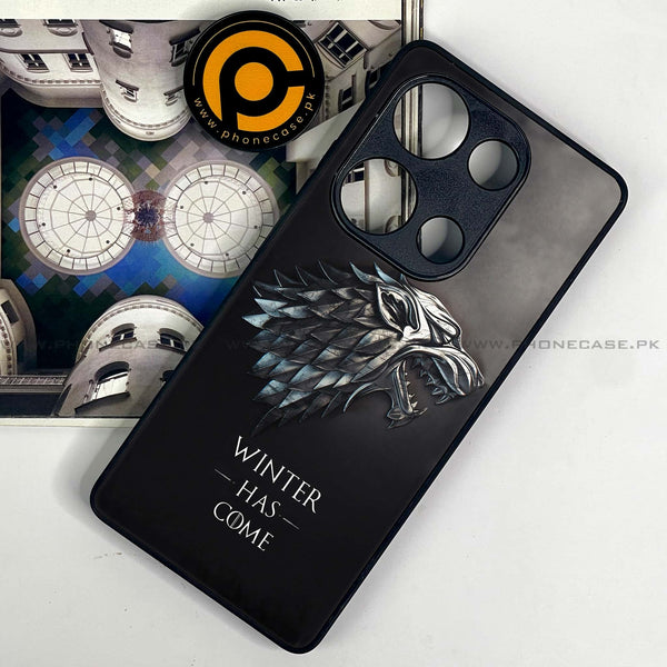 Redmi Note 13 Pro 4G - Winter Has Come GOT - Premium Metal Printed soft Bumper shock Proof Case