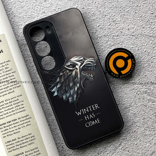 Vivo Y19s Pro - Winter Has Come GOT - Premium Metal Printed soft Bumper shock Proof Case