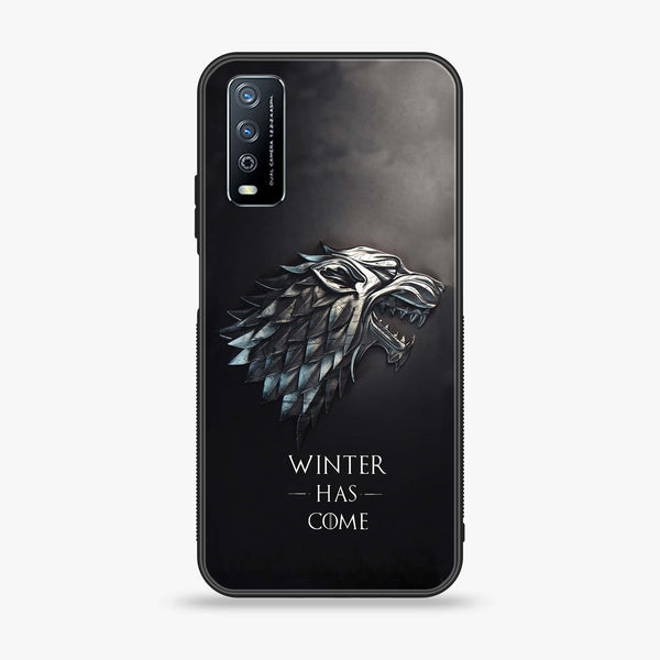 Vivo Y11s - Winter Has Come GOT -  Premium Printed Metal soft Bumper shock Proof Case