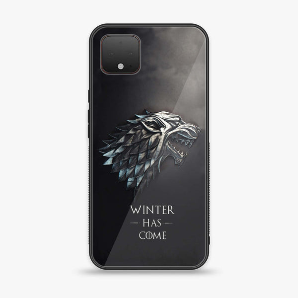 Google Pixel 4 XL - Winter Has Come GOT - Premium Printed Glass soft Bumper Shock Proof Case