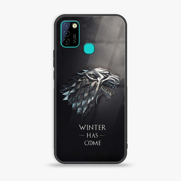 Infinix Smart 5 - Winter Has Come GOT - Premium Printed Glass soft Bumper Shock Proof Case