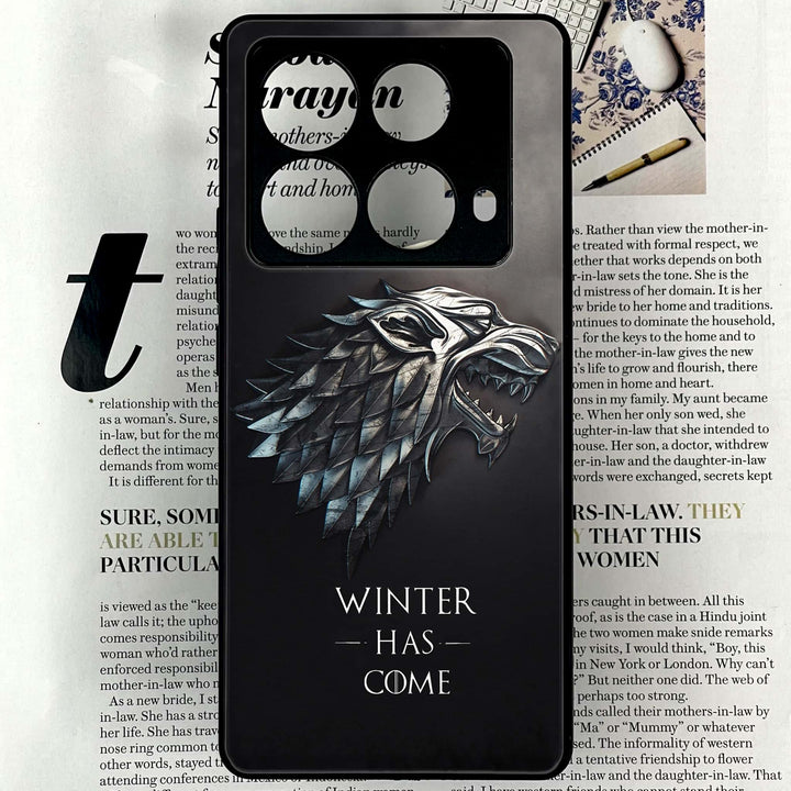 Infinix Note 40 4G - Winter Has Come GOT - Premium Printed Glass soft Bumper shock Proof Case