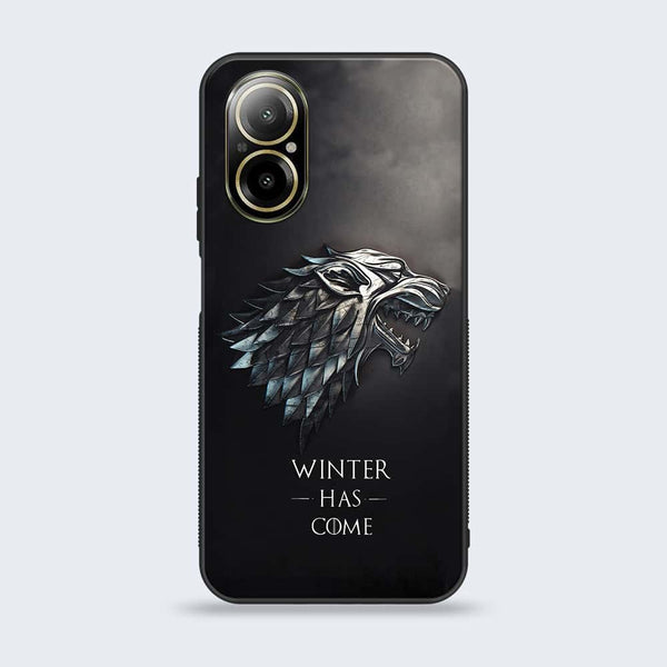 Realme C67 - Winter Has Come GOT -  Premium Printed Metal soft Bumper shock Proof Case