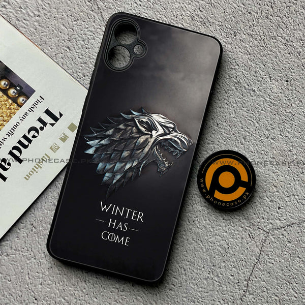 Samsung Galaxy A05 - Winter Has Come GOT - Premium Metal Printed soft Bumper shock Proof Case