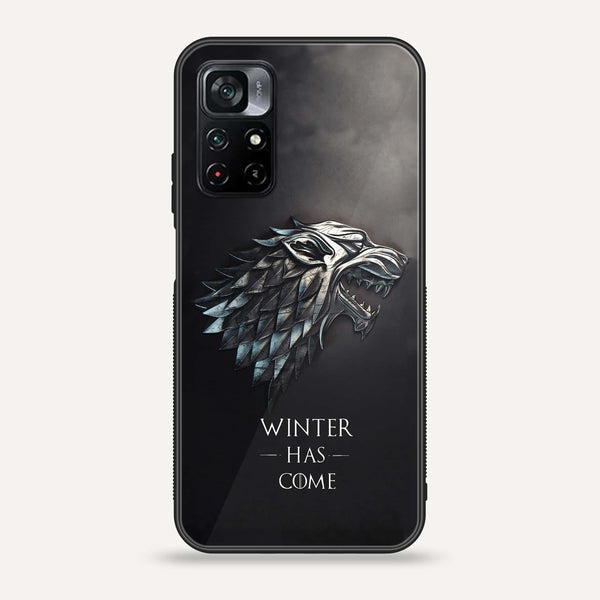 Xiaomi Poco M4 Pro 5G - Winter Has Come GOT -  Premium Printed Metal soft Bumper shock Proof Case