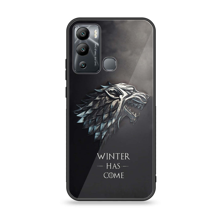 Infinix Hot 12i - Winter Has Come GOT - Premium Metal Printed soft Bumper Shock Proof Case