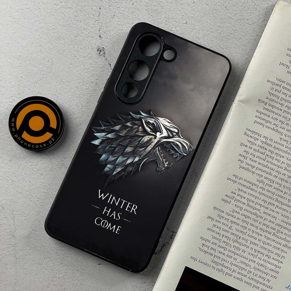 Vivo Y04 -   Winter Has Come GOT - Premium Metal Printed soft Bumper shock Proof Case