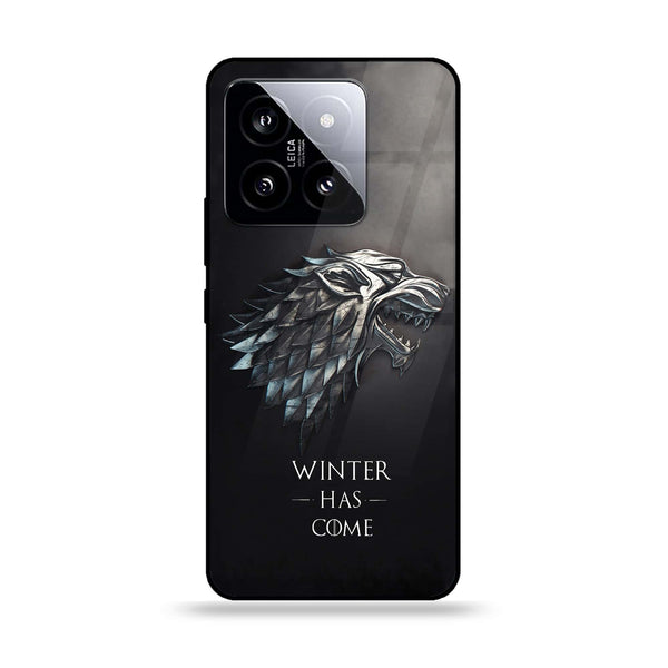 Xiaomi 14 - Winter Has Come GOT -  Premium Printed Metal soft Bumper shock Proof Case