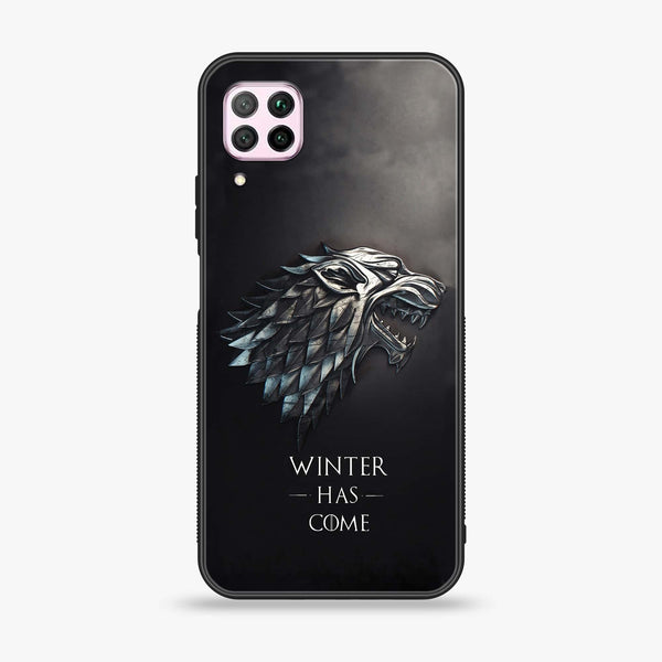 Huawei Nova 7i - Winter Has Come GOT - Premium Printed Glass soft Bumper shock Proof Case