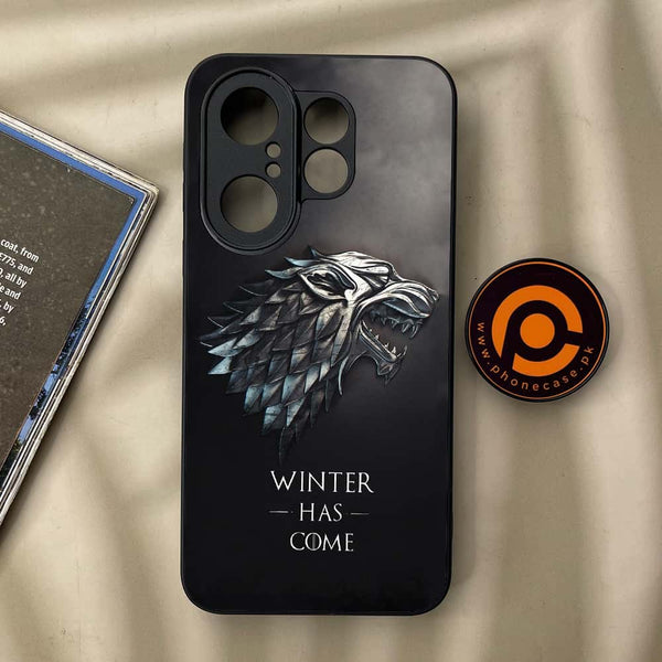 Vivo X200 FE -  Winter Has Come GOT - Premium Metal Printed soft Bumper Shock Proof Case