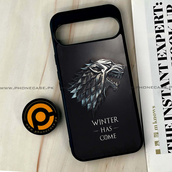 Google Pixel 9 Pro XL -  Winter Has Come GOT - Premium Printed Glass soft Bumper shock Proof Case