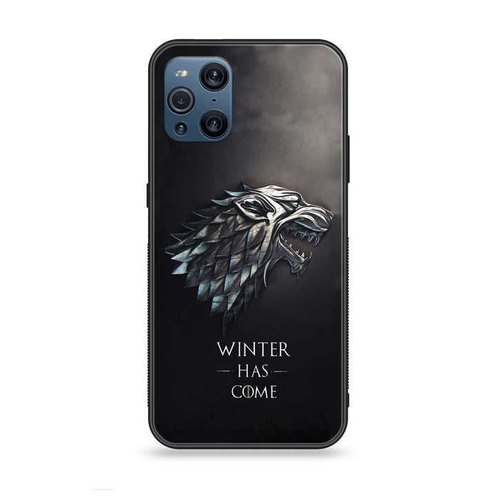 Oppo Find X3 - Winter Has Come GOT - Premium Printed Glass Case