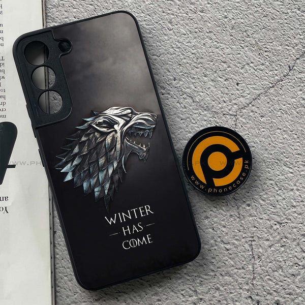 Samsung Galaxy S22 - Winter Has Come GOT - Premium Metal Printed soft Bumper shock Proof Case