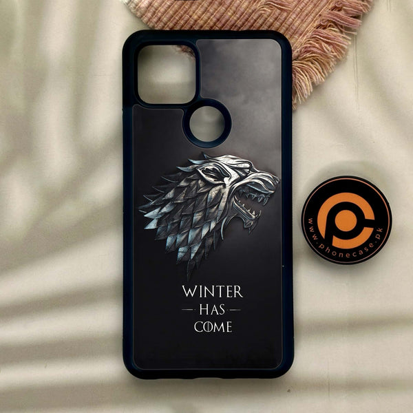 Google Pixel 4a 5G - Winter Has Come Got - Premium Metal Printed Soft Bumper Shock Proof Case