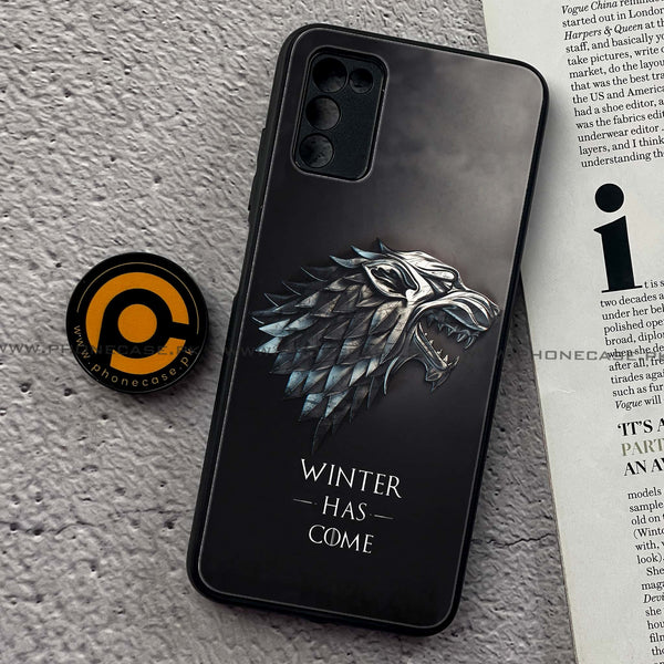 Samsung Galaxy A02s - Winter Has Come GOT - Premium Printed Metal Case