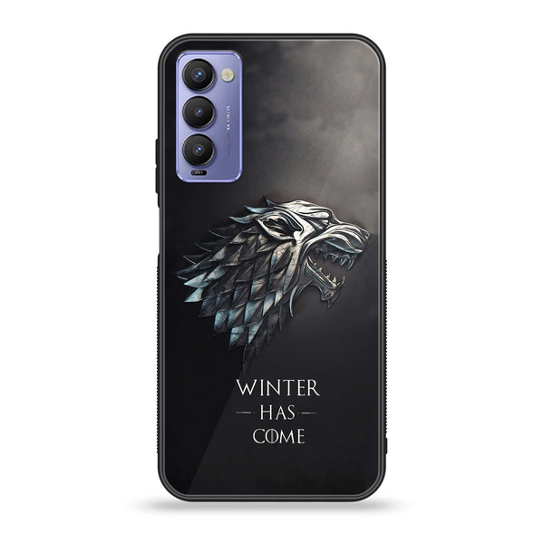 Tecno Camon 18P - Winter Has Come GOT - Premium Printed Glass soft Bumper shock Proof Case