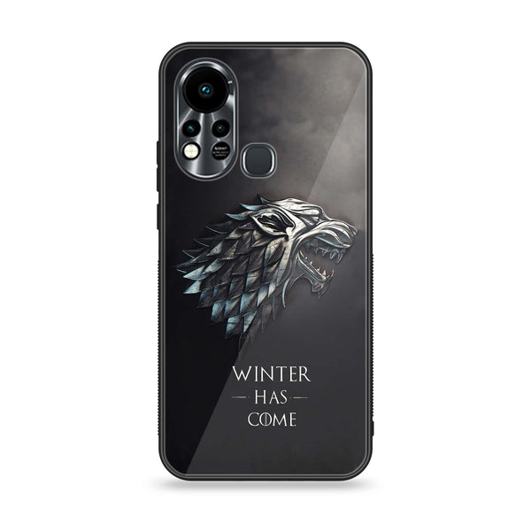 Infinix Hot 11S NFC  Winter Has Come GOT  Premium Printed Glass soft Bumper Shock Proof Case