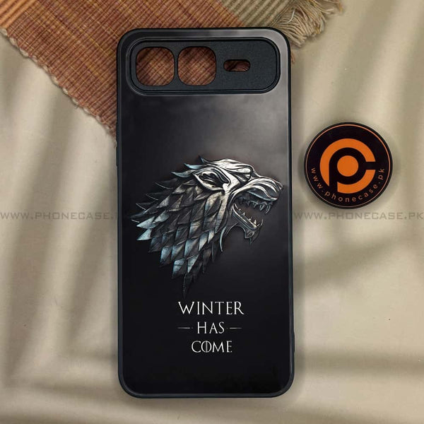 Infinix Smart 10 Plus - Winter Has Come GOT  - Premium Metal Printed soft Bumper shock Proof Case