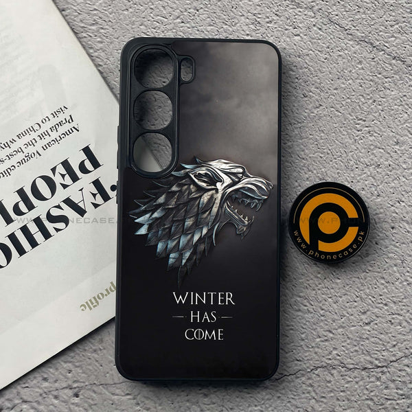 Vivo V40 Lite (IDN) - Winter Has Come GOT - Premium Metal Printed soft Bumper Shock Proof Case