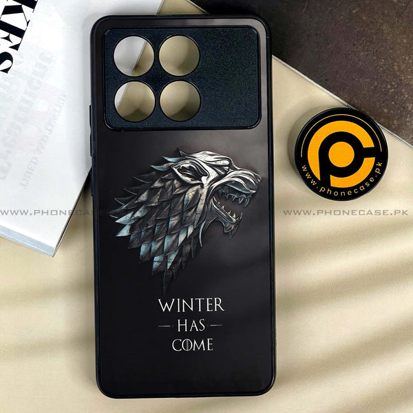 Xiaomi Poco X6 Pro 5G - Winter Has Come GOT -  Premium Printed Metal soft Bumper shock Proof Case