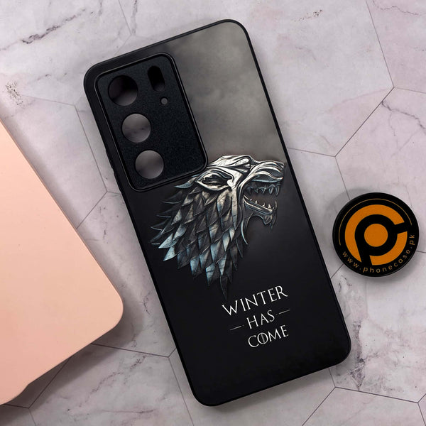 Realme C75 4G - Winter Has Come GOT - Premium Metal Printed soft Bumper shock Proof Case