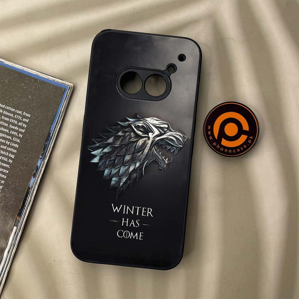 Nothing Phone (2a) - Winter Has Come GOT - Premium Metal Printed soft Bumper Shock Proof Case